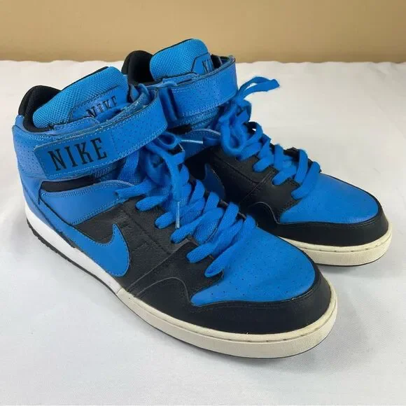 Nike Zoom Morgan 2 Blue/Black Mid Sneakers Men’s Sz 11 (407360-044) - Picture 2 of 10